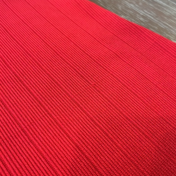 Urban Outfitters red mini dress small. Stretchy, lace. New with Tags, small flaw - Picture 2 of 8